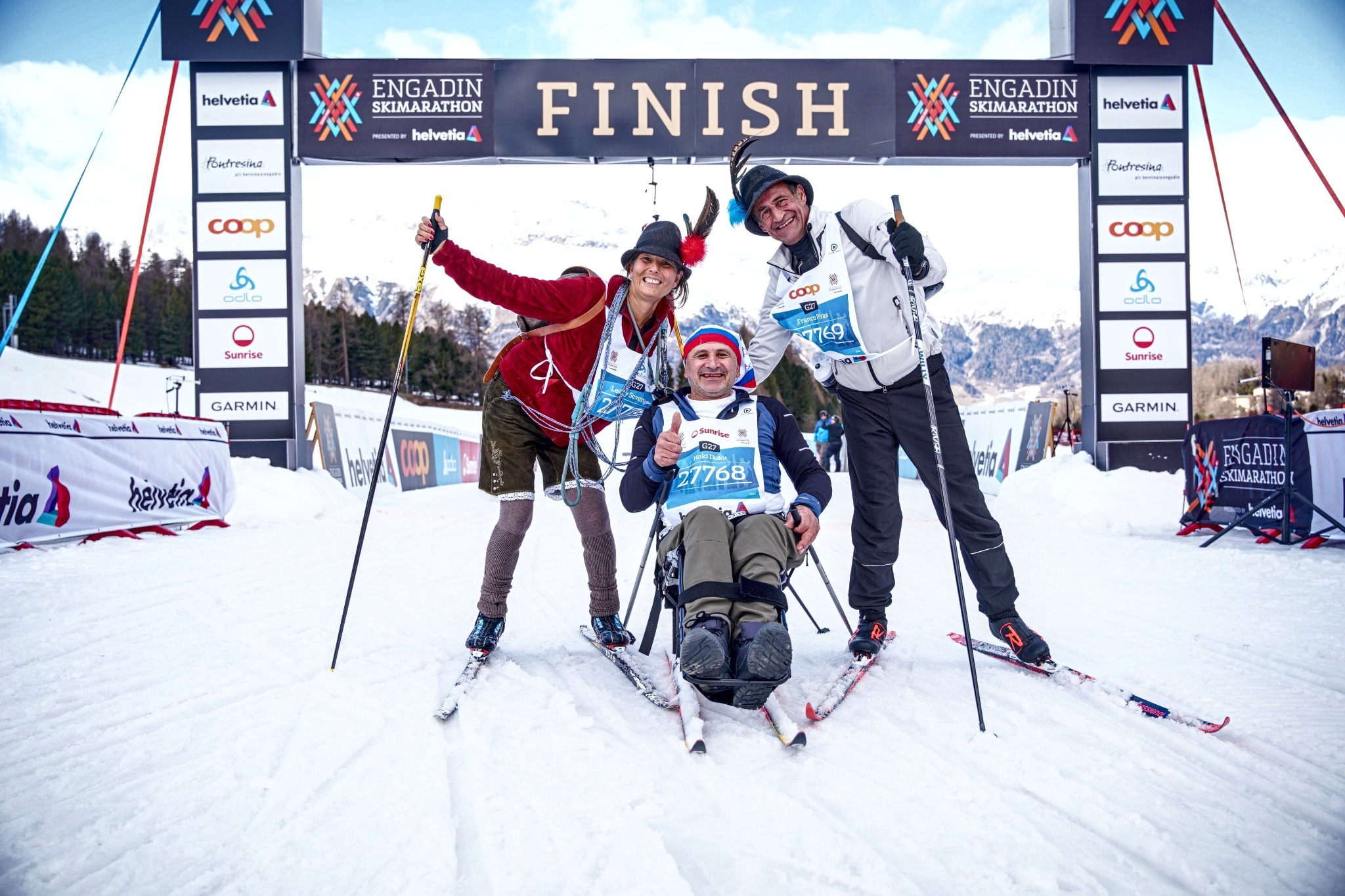 Haki Doku alla Engadin Ski Marathon