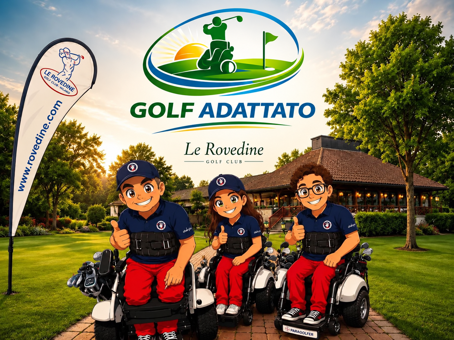 Golf adattivo al Golf Club Le Rovedine